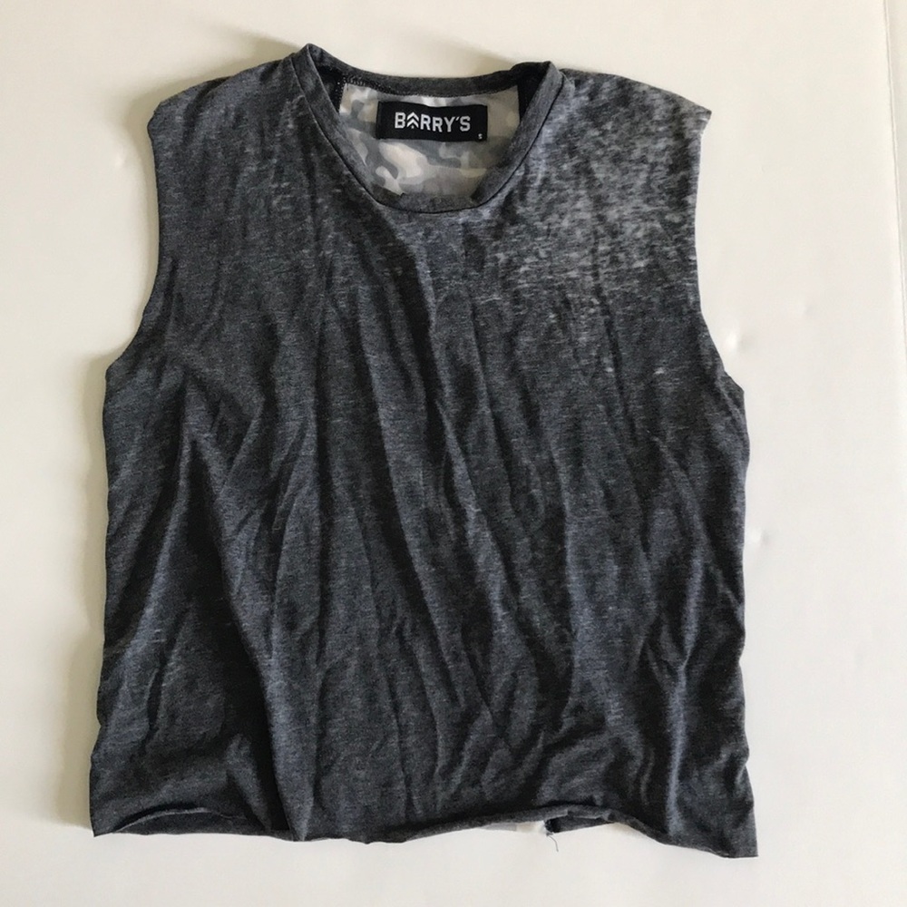 ❌❌SOLD❌❌Barrys crew neck crop workout top, s